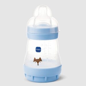 MAM anti-colic cumisüveg önsterilizáló funkcióval, 160 ml – Kék róka