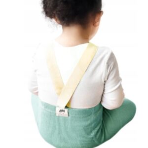 Egyszínű királylányos baba harisnyanadrág nadrágtartóval - Menta (80-98 cm)