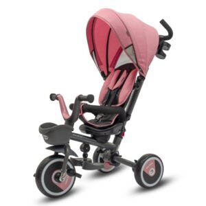 Baby Mix Relax 5az1-ben tricikli 360°-ban forgatható - Rózsaszín
