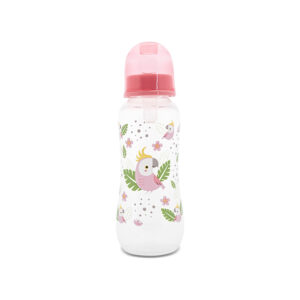 Lorelli cumisüveg 250 ml - Rózsaszín papagáj