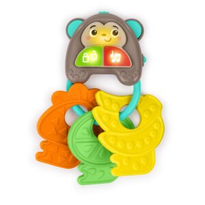 Bright Starts MonKeys zenélő rágóka kulcsok 6hó+