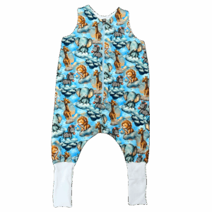 COMFORT HUG Átmeneti tipegőhálózsák - Digitális nyomtatású ZOO állatok (98-104 cm)
