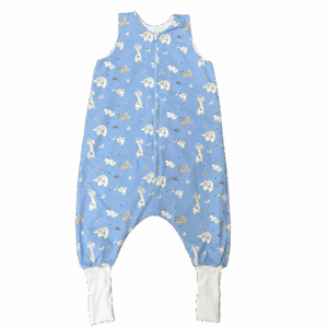 COMFORT HUG Átmeneti tipegőhálózsák - Kék állatos (110-116 cm)