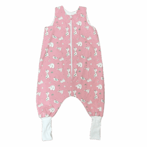 COMFORT HUG Átmeneti tipegőhálózsák - Rózsaszín állatos (110-116 cm)