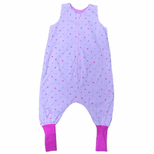 COMFORT HUG Átmeneti tipegőhálózsák - Rózsaszín szíves (110-116 cm)