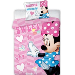 Pamut ovis ágynemű huzat 100 x 135 cm - Minnie Sweet