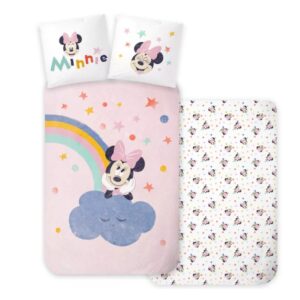 Pamut ovis ágynemű huzat 100 x 135 cm - Minnie Dreamland
