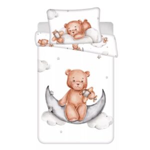 Pamut gyermek ovis ágyneműhuzat 100 x 135 cm – Maci Plane