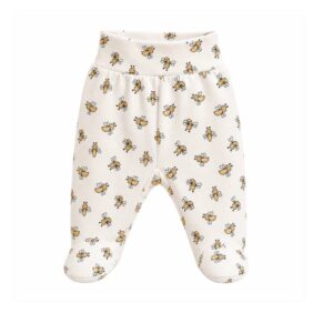 Footsie rugalmas lábfejes pocaknadrág - Méhecske (56-74 cm)