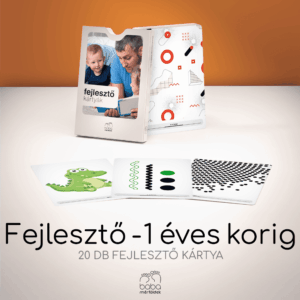 Fejlesztő kártyák 1 éves korig - Kontraszt kártyák 20 db