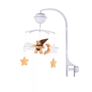 Chipolino Bear projektoros zenélő körforgó - Bézs maci