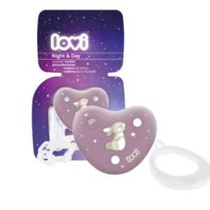 LOVI Night&Day univerzális cumilánc - Nyuszi