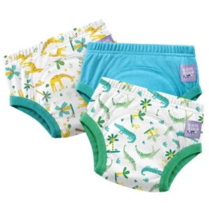 Bambino Mio 3 db-os leszoktató pelenka szett - Kék zsiráf és krokodil (2-3 év)